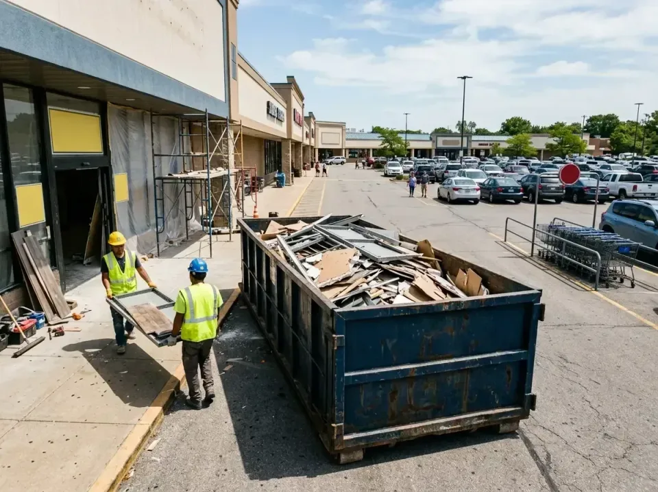 retail-store-renovation-debris-003 — frequently asked questions, Roll-off Dumpster Rentals in Winona Lake, IN